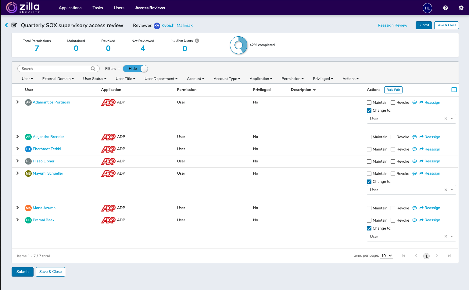 screenshot of Zilla Security